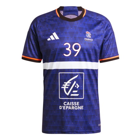 Maillot Équipe de France Handball BRIET Adidas Bleu