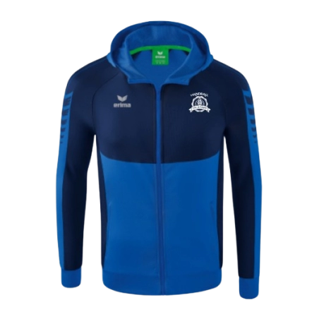 Sweat zippé à capuche Erima Bleu CSC Le Mans