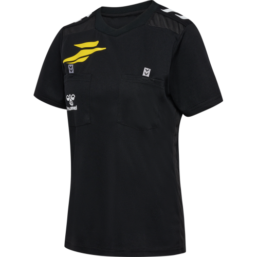 Maillot Arbitre FFHB Officiel Femme Hummel Noir | Le spécialiste handball espace-handball.com