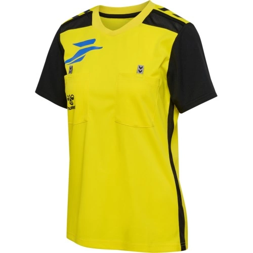 Maillot Arbitre FFHB Officiel Femme Hummel Jaune | Le spécialiste handball espace-handball.com