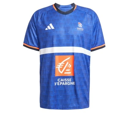 Maillot Officiel Équipe de France de Handball Adidas 2025 Bleu - Espace-Handball.com