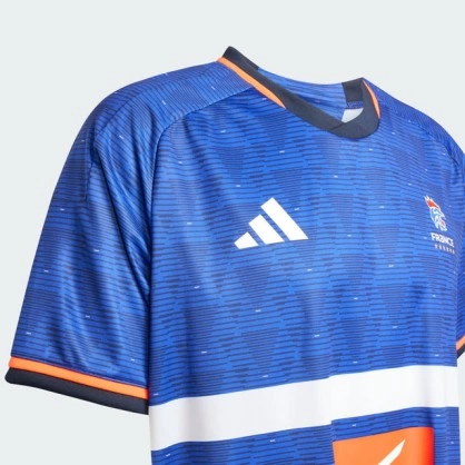 Maillot Officiel Équipe de France de Handball Adidas 2025 Bleu - Espace-Handball.com