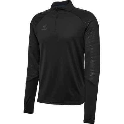 Sweat HMLPRO Training Half Zip Hummel Noir - Espace-Handball.com