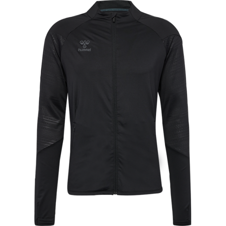 Veste HMLPRO Training Zip Hummel noir | Le spécialiste handball espace-handball.com