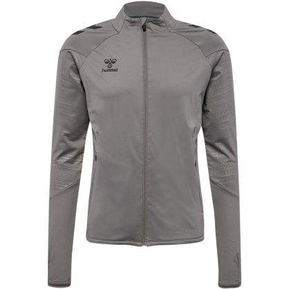 Veste HMLPRO Training Zip Hummel Gris - Espace-Handball.com