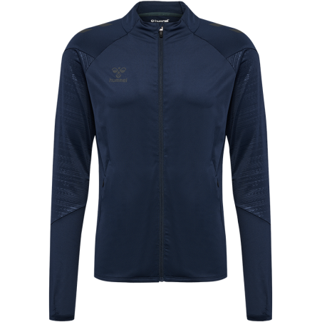 Veste HMLPRO Training Zip Hummel Marine | Le spécialiste handball espace-handball.com