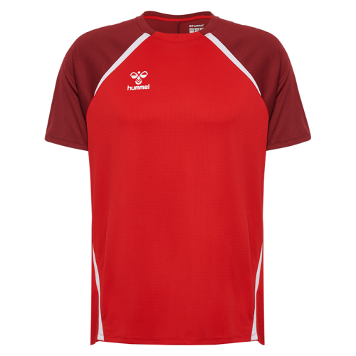 Maillot HMLLead 2.0 Hummel Rouge | Le spécialiste handball espace-handball.com