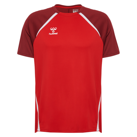 Maillot HMLLead 2.0 Hummel Rouge | Le spécialiste handball espace-handball.com