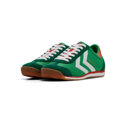 Chaussures Stadion Nylon Hummel Vert - Espace-Handball.com