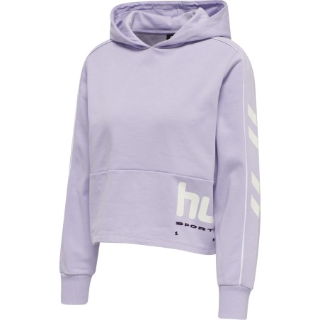 Top capuche Yoko Femme Hummel Mauve | Le spécialiste handball espace-handball.com