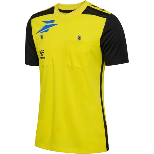 Maillot Arbitre FFHB Officiel Hummel Jaune | Le spécialiste handball espace-handball.com