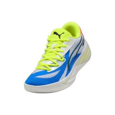 Chaussures All Pro Nitro Puma Blanc/Jaune Fluo