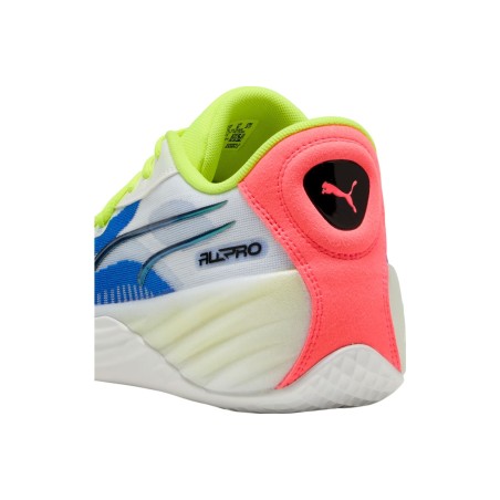 Chaussures All Pro Nitro Puma Blanc/Jaune Fluo