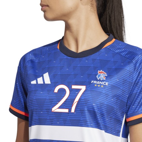 Maillot NZE MINKO Équipe de France Handball Adidas Bleu