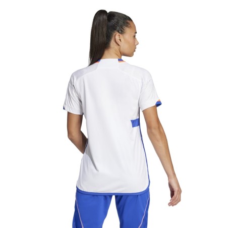 Maillot Officiel Équipe de France Femme 3 étoiles Adidas Blanc