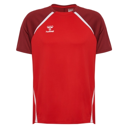 Maillot HMLLead 2.0 Hummel Rouge Jr - Espace-Handball.com