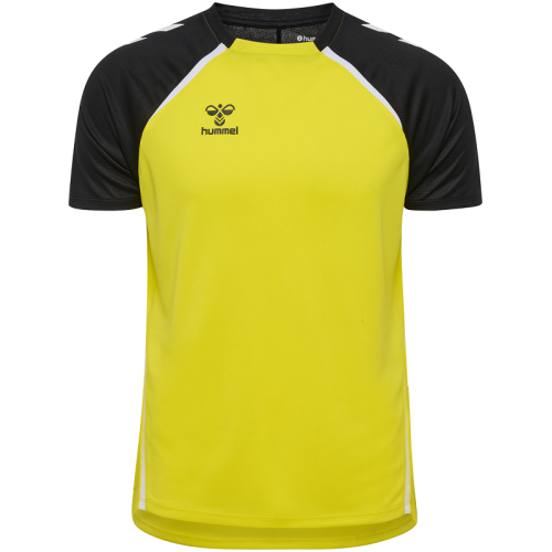 Maillot HMLLead 2.0 Hummel Jaune Jr | Le spécialiste handball espace-handball.com