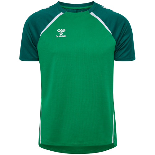 Maillot HMLLead 2.0 Hummel Vert Jr | Le spécialiste handball espace-handball.com