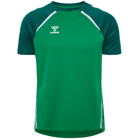 Maillot HMLLead 2.0 Hummel Vert Jr | Le spécialiste handball espace-handball.com