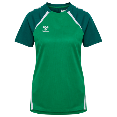 Maillot HMLLead 2.0 Hummel Femme Vert | Le spécialiste handball espace-handball.com