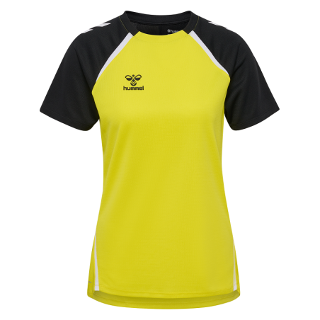 Maillot HMLLead 2.0 Hummel Femme Jaune | Le spécialiste handball espace-handball.com