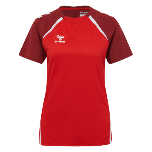 Maillot HMLLead 2.0 Hummel Femme Rouge | Le spécialiste handball espace-handball.com