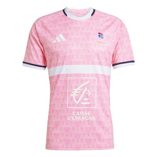 Maillot Officiel Equipe de France 24/25 Rose | Le spécialiste handball espace-handball.com