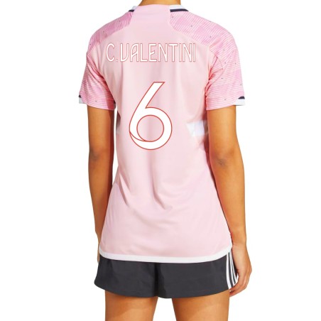 Maillot Officiel Equipe de France Handball Adidas Rose Valentini