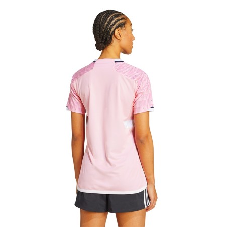 Maillot Officiel Equipe de France Handball Adidas Rose Femme