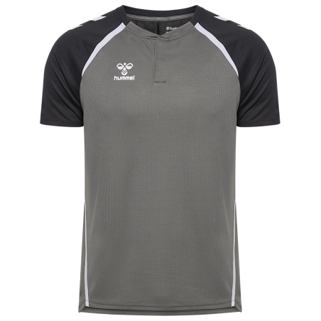 Polo HMLLead 2.0 Hummel Gris | Le spécialiste handball espace-handball.com