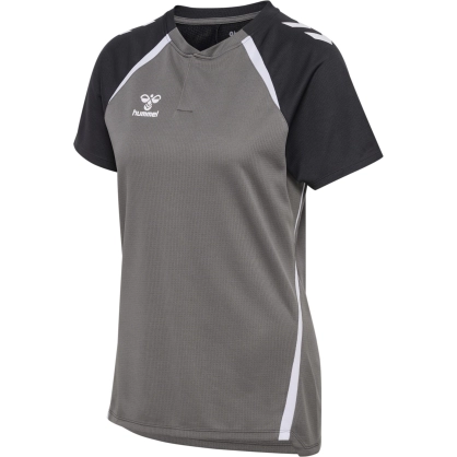 Polo HMLLead 2.0 Hummel Femme Gris - Espace-Handball.com