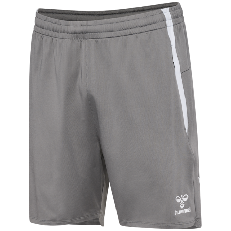 Short HMLLead 2.0 Training Hummel Gris | Le spécialiste handball espace-handball.com