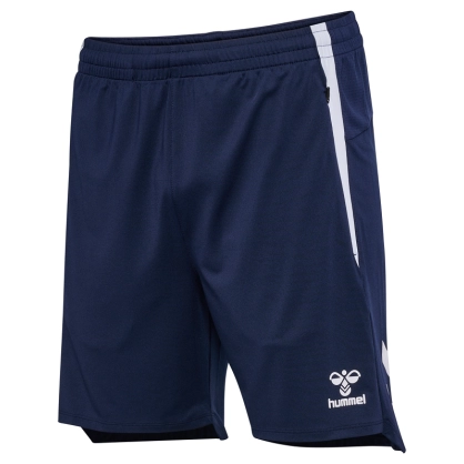 Short HMLLead 2.0 Training Hummel Femme Bleu Marine - Espace-Handball.com
