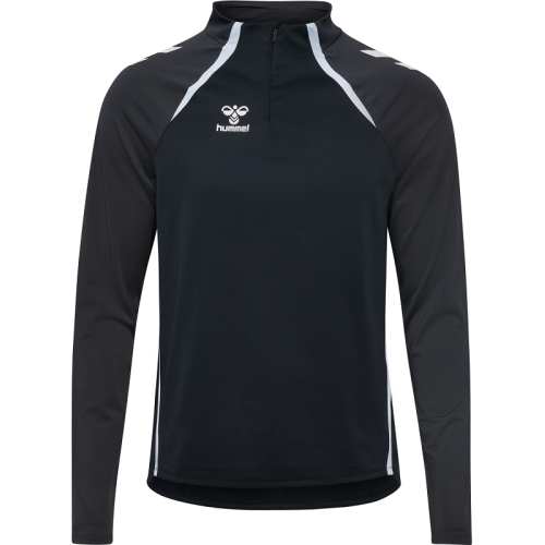 Sweat 1/4 Zip HMLLead 2.0 Hummel Noir  | Le spécialiste handball espace-handball.com