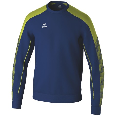 Sweat Evo Star Erima Marine/Jaune Fluo | Le spécialiste handball espace-handball.com