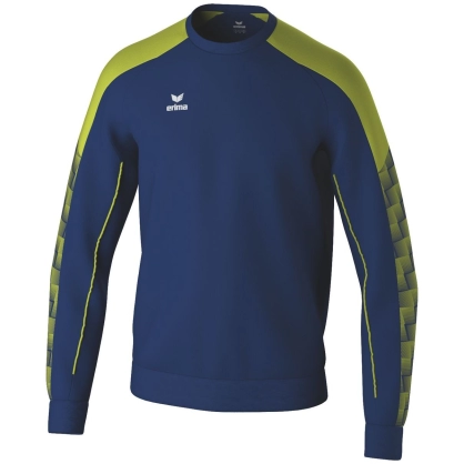 Sweat Evo Star Erima Marine/Jaune Fluo - Espace-Handball.com