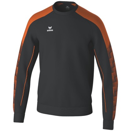 Sweat Evo Star Erima Noir/Orange - Espace-Handball.com