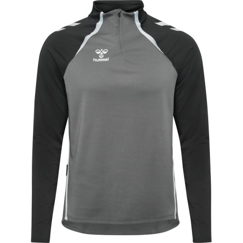 Sweat 1/4 Zip HMLLead 2.0 Hummel Gris | Le spécialiste handball espace-handball.com