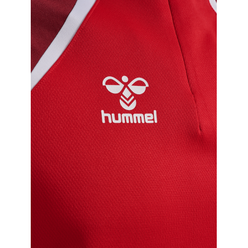 Sweat 1/4 Zip HMLLead 2.0 Hummel Rouge