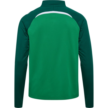 Sweat 1/4 Zip HMLLead 2.0 Hummel Vert - Espace-Handball.com