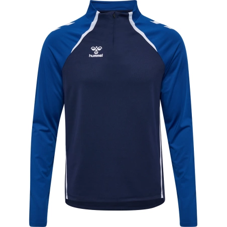 Sweat 1/4 Zip HMLLead 2.0 Hummel Bleu Marine | Le spécialiste handball espace-handball.com
