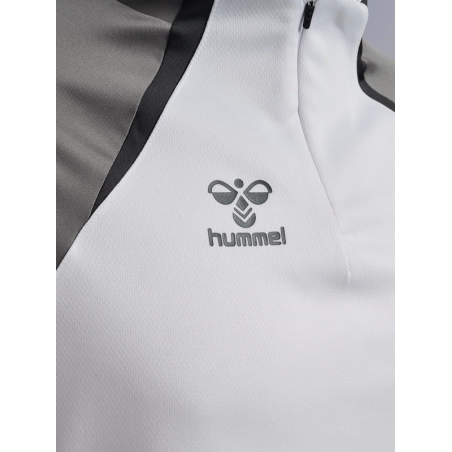 Sweat 1/4 Zip HMLLead 2.0 Hummel Blanc