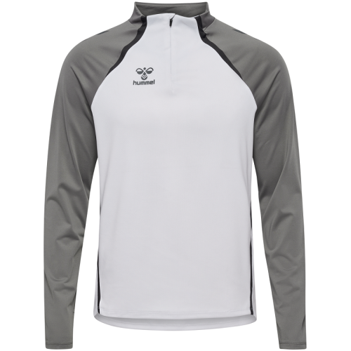 Sweat 1/4 Zip HMLLead 2.0 Hummel Blanc | Le spécialiste handball espace-handball.com