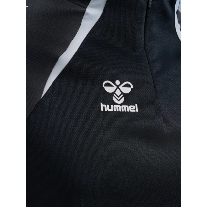 Sweat 1/4 Zip HMLLead 2.0 Hummel Noir Jr - Espace-Handball.com