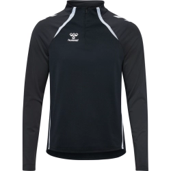 Sweat 1/4 Zip HMLLead 2.0 Hummel Noir Jr - Espace-Handball.com