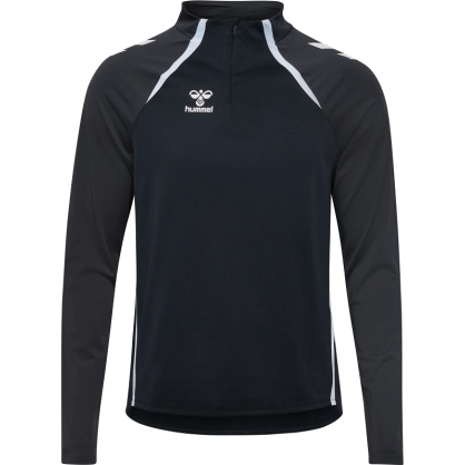 Sweat 1/4 Zip HMLLead 2.0 Hummel Noir Jr - Espace-Handball.com