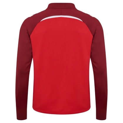 Sweat 1/4 Zip HMLLead 2.0 Hummel Rouge Jr - Espace-Handball.com