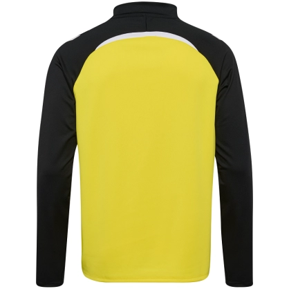 Sweat 1/4 Zip HMLLead 2.0 Hummel Jaune Jr - Espace-Handball.com