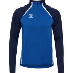 Sweat 1/4 Zip HMLLead 2.0 Hummel Bleu Roy Jr - Espace-Handball.com