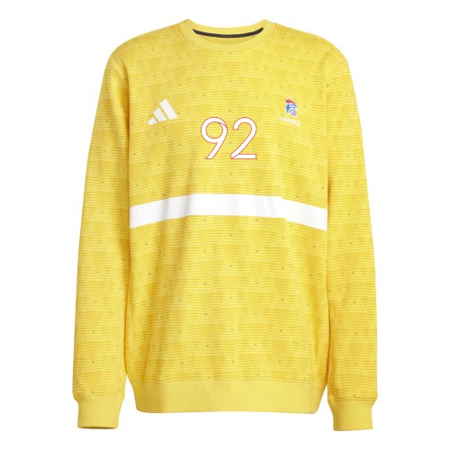 Sweat Gardien Équipe de France Handball Adidas Jaune R. Desbonnet